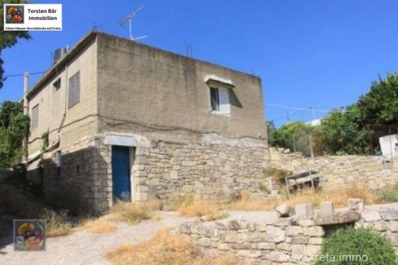 Gergeri Kreta, Südküste, Dorfhaus mit zwei Schlafzimmern auf einem großen Grundstück in Gergeri Haus kaufen